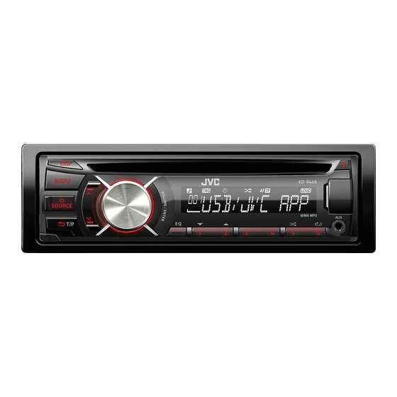 jvc kd r871bt k&auml;ytt&ouml;ohje