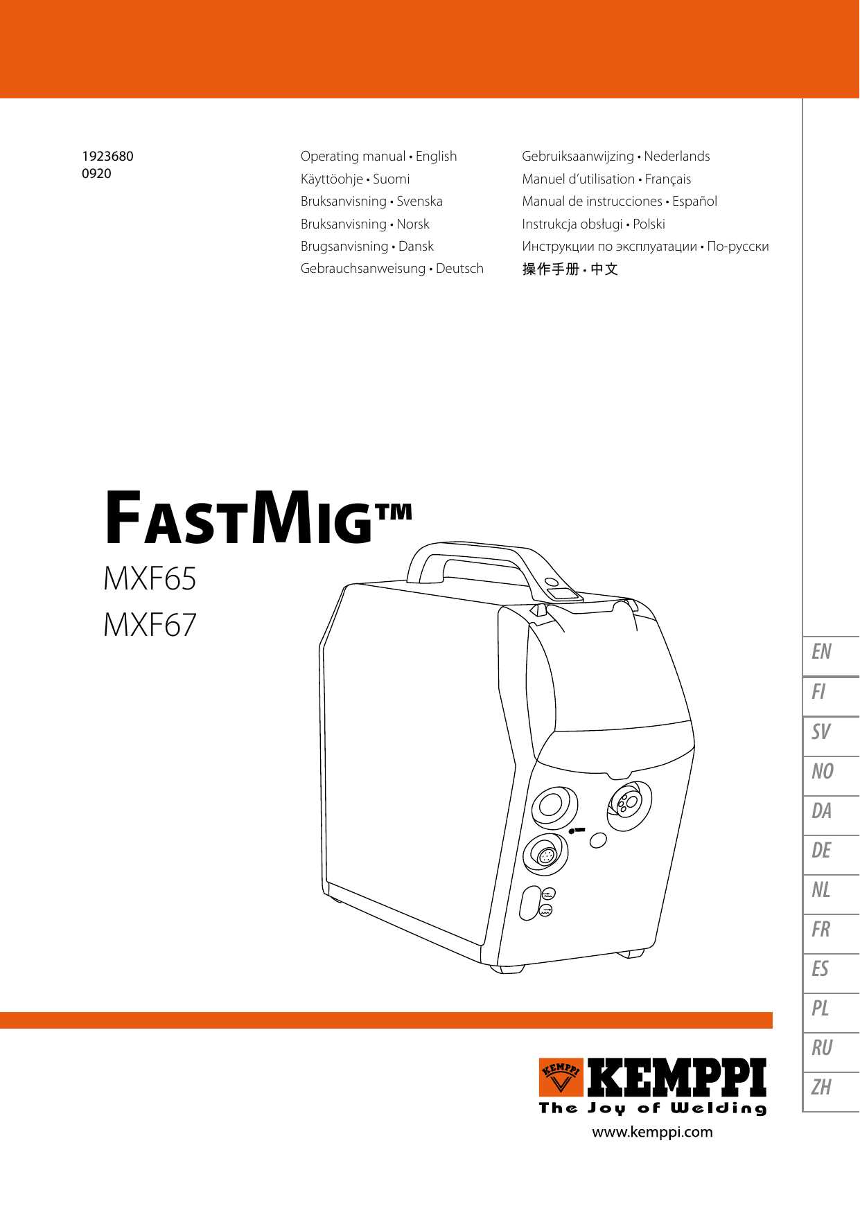 kemppi fastmig mxf 65 k&auml;ytt&ouml;ohje