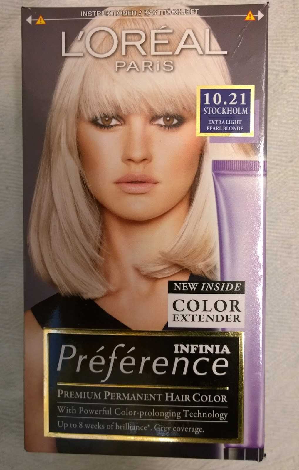 l oreal paris preference v&auml;ritiiviste k&auml;ytt&ouml;ohje