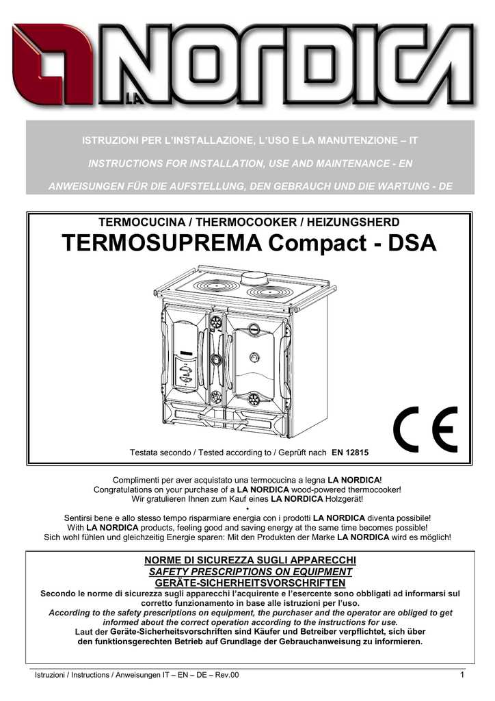 nordica compact cooker k&auml;ytt&ouml;ohje