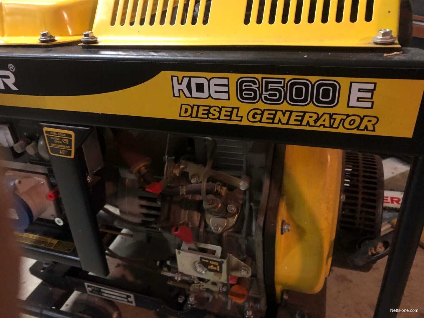 kipor aggregaatti 6500 k&auml;ytt&ouml;ohje