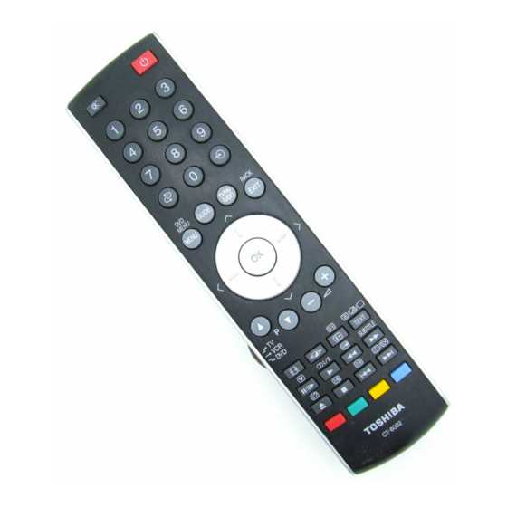 toshiba tv kaukos&auml;&auml;din k&auml;ytt&ouml;ohje