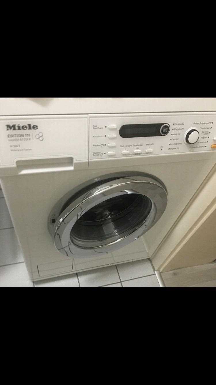 k&auml;ytt&ouml;ohje miele edition 111 w5873 waterproof system