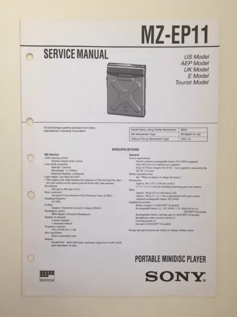 k&auml;ytt&ouml;ohje sony walkman mz
