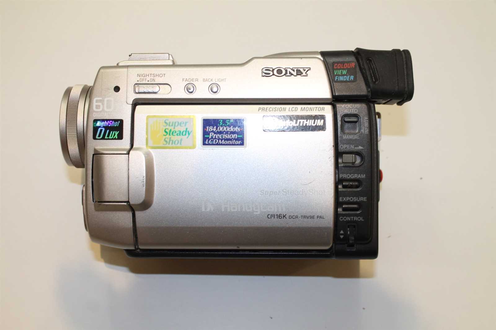 sony videokamera k&auml;ytt&ouml;ohje dcr drv19e