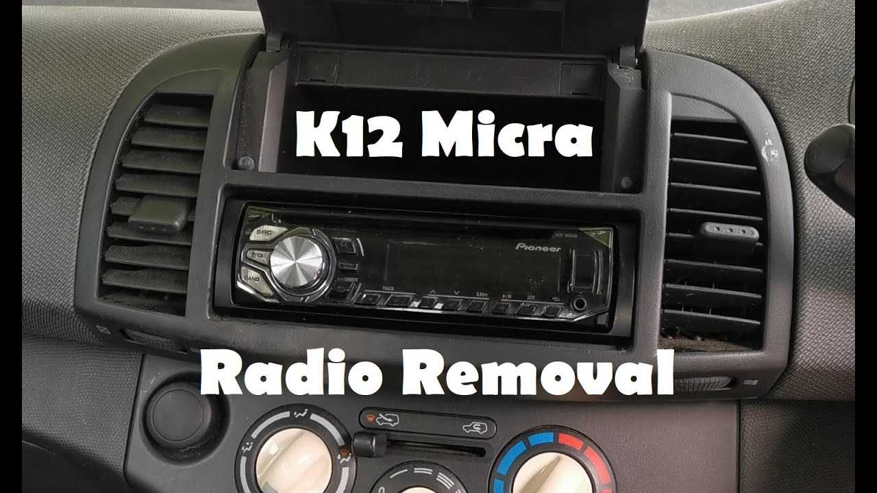 nissan micra 2004 radio k&auml;ytt&ouml;ohje
