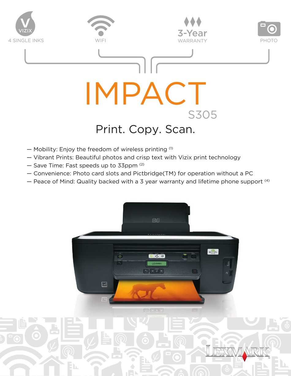lexmark impact s305 käyttöohje lexmark impact s305 käyttöohje
