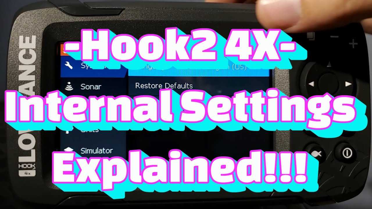 lowrance hook2 4 k&auml;ytt&ouml;ohje