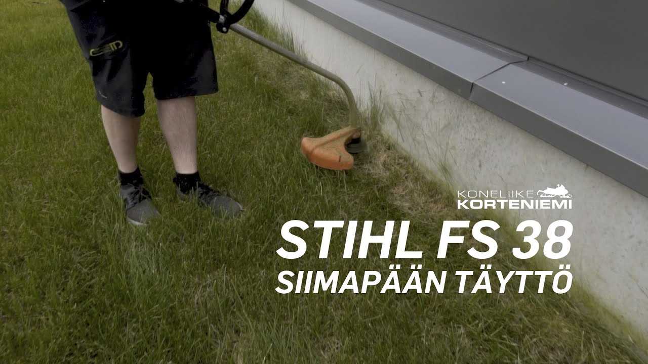 stihl fs 38 k&auml;ytt&ouml;ohje