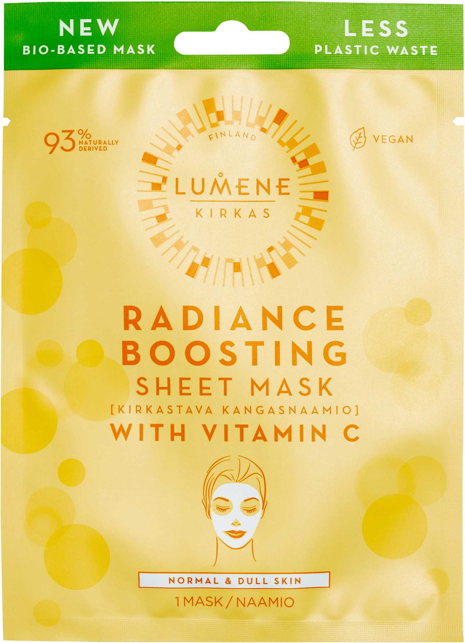 lumene compressed sheet mask k&auml;ytt&ouml;ohje