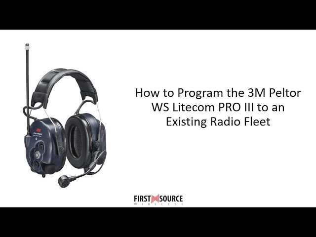 peltor ws litecom pro 3 k&auml;ytt&ouml;ohje
