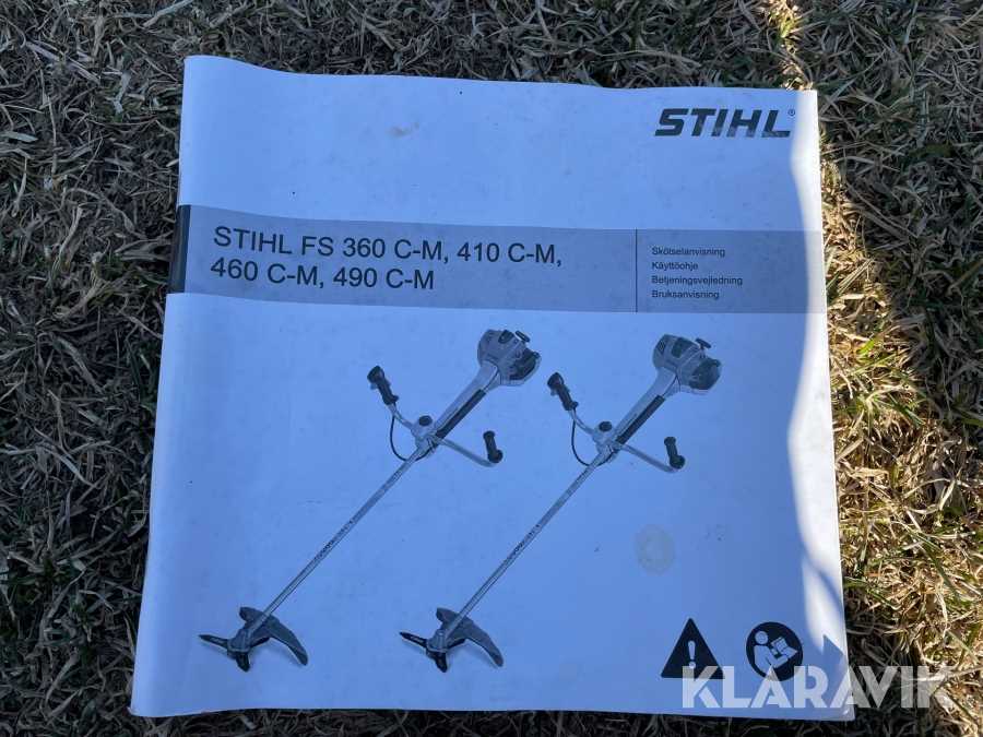 stihl fs 460 c k&auml;ytt&ouml;ohje