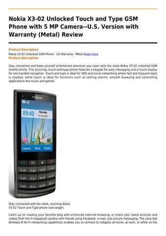 nokia c2 02 k&auml;ytt&ouml;ohje