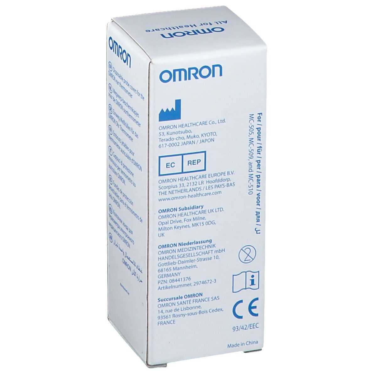 omron gentle temp 510 k&auml;ytt&ouml;ohje