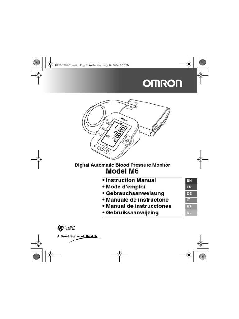 omron verenpainemittari m6 intelli sense k&auml;ytt&ouml;ohje