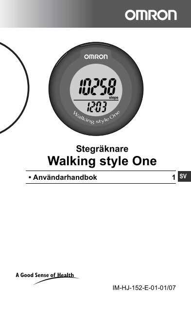 omron walkg style lll k&auml;ytt&ouml;ohje