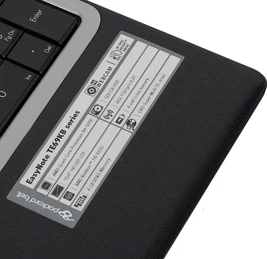 packard bell easynote te69kb k&auml;ytt&ouml;ohje