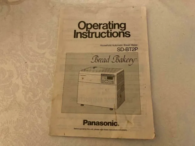 panasonic sd bt2p k&auml;ytt&ouml;ohje