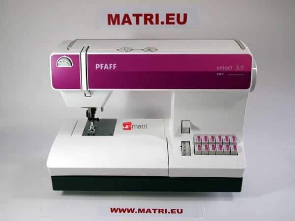 pfaff select 3.0 k&auml;ytt&ouml;ohje