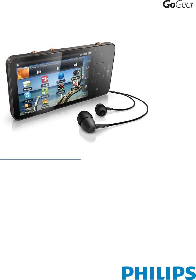 philips gogear vibe k&auml;ytt&ouml;ohje