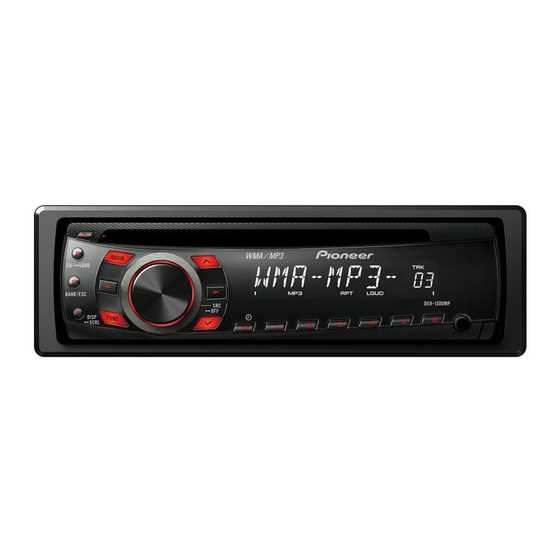 pioneer deh 1800ub k&auml;ytt&ouml;ohje suomeksi