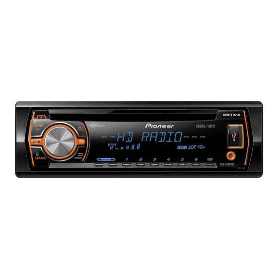 pioneer deh x5900bt k&auml;ytt&ouml;ohje suomeksi