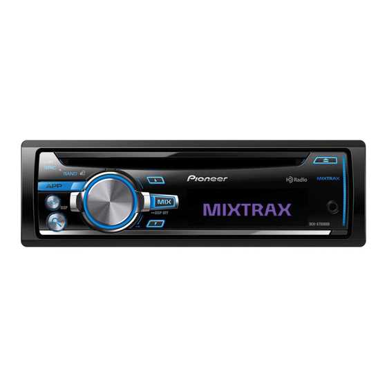 pioneer deh x5900bt k&auml;ytt&ouml;ohje suomeksi