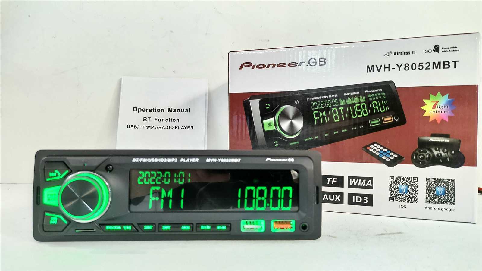 pioneer mvh 180ui k&auml;ytt&ouml;ohje