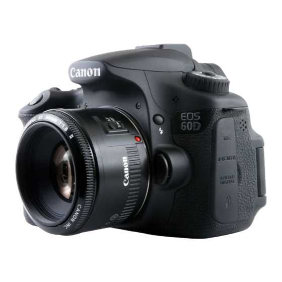 canon eos 60d k&auml;ytt&ouml;ohje