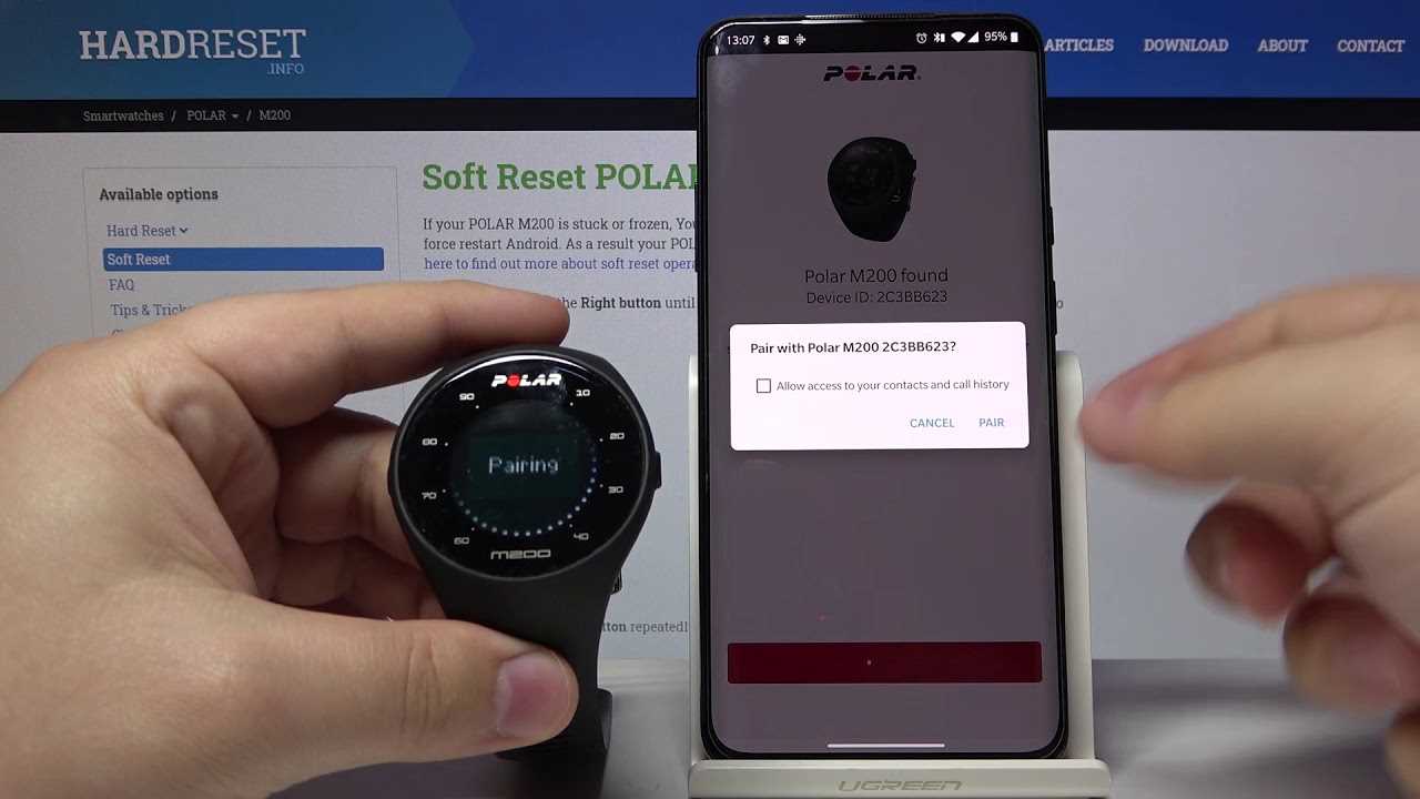 polar m200 k&auml;ytt&ouml;ohje esittely video