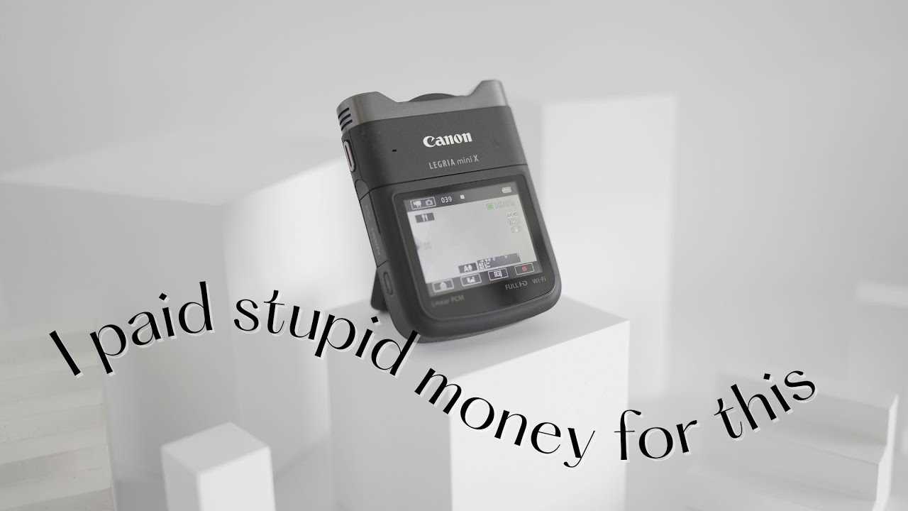 canon legria mini k&auml;ytt&ouml;ohje