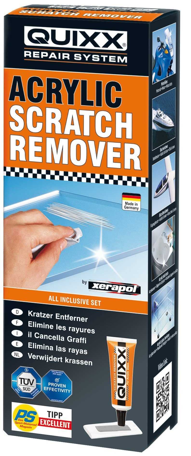 quixx acrylic scratch remover k&auml;ytt&ouml;ohje