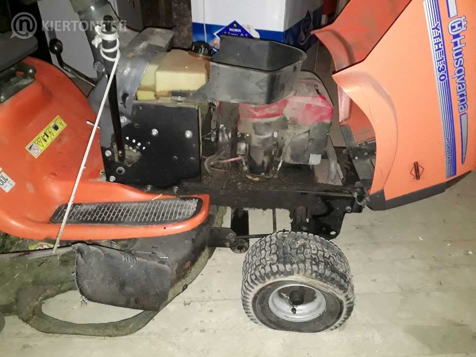 husqvarna p&auml;&auml;lt&auml;ajettavan leikkurin ter&auml;nalsal k&auml;ytt&ouml;ohje