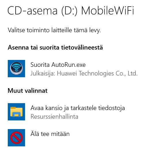 huawei e5186 telia k&auml;ytt&ouml;ohje