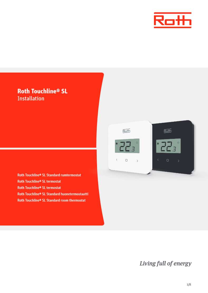 roth basicline termostaatti langaton k&auml;ytt&ouml;ohje
