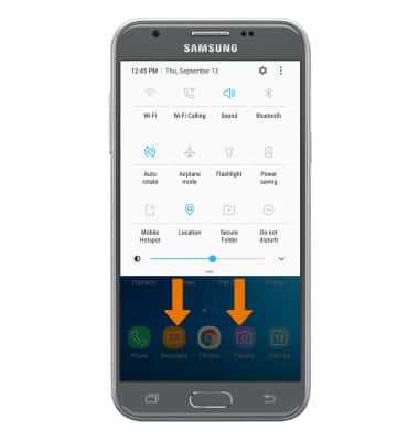 samsung j3 2017 k&auml;ytt&ouml;ohje sovellusten pikakuvakkeet