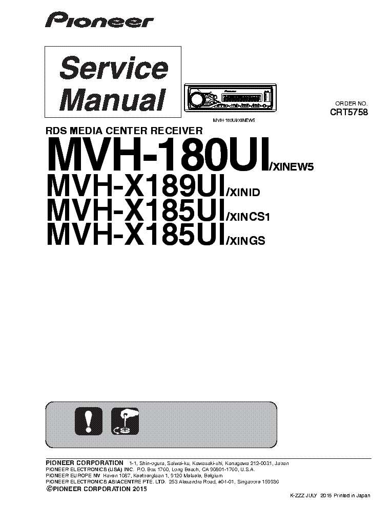 pioneer mvh 180ui k&auml;ytt&ouml;ohje