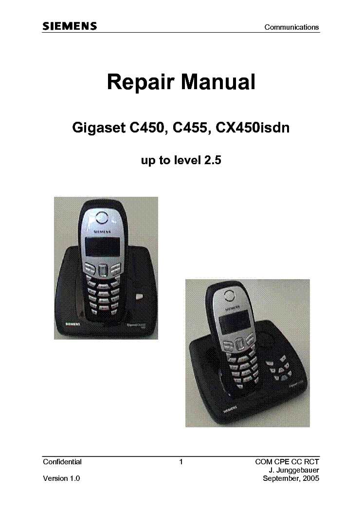 siemens gigaset m260 c cx k&auml;ytt&ouml;ohje
