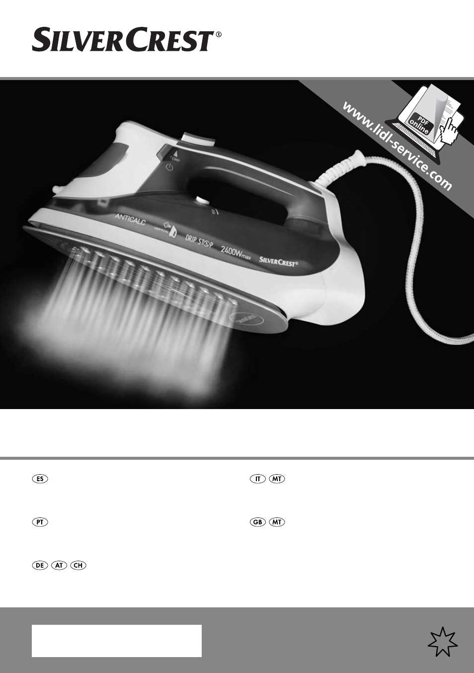 silvercrest steam iron 2200 k&auml;ytt&ouml;ohje