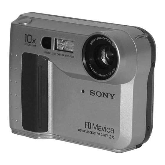 sony digital mavica käyttöohje sony digital mavica käyttöohje