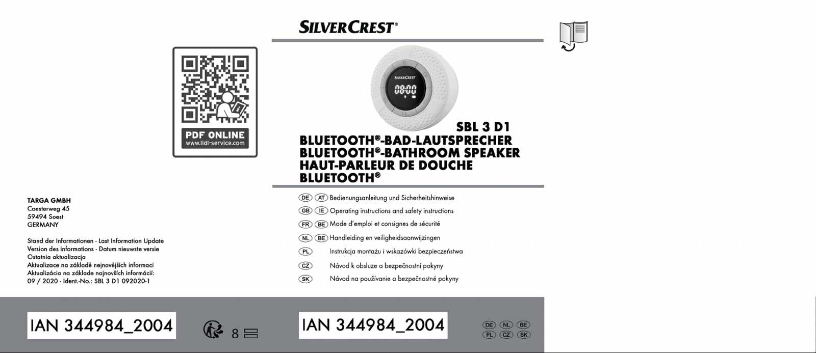 bluetooth lidl silvercrest k&auml;ytt&ouml;ohje