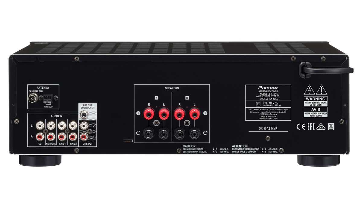 stereovahvistin pioneer amplifier a 5 k&auml;ytt&ouml;ohje