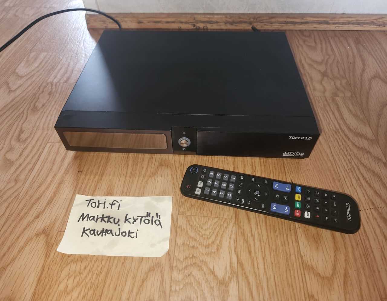 topfield crc 1410ct 500 gb hd k&auml;ytt&ouml;ohje