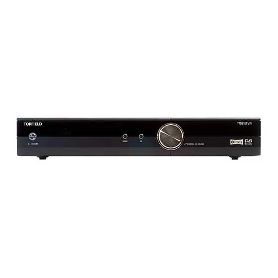 topfield tf 500 pvr digiboksi k&auml;ytt&ouml;ohje