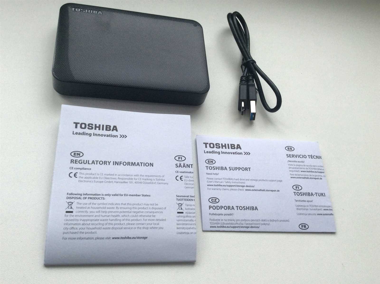 toshiba canvio basics 1tb k&auml;ytt&ouml;ohje