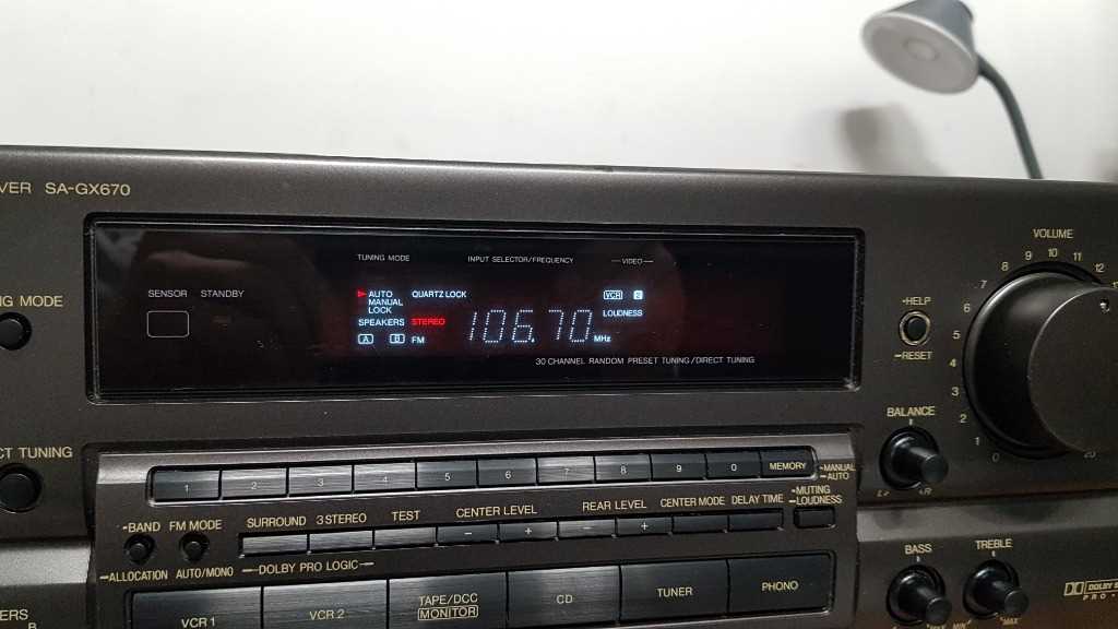 technics sa gx670 k&auml;ytt&ouml;ohje