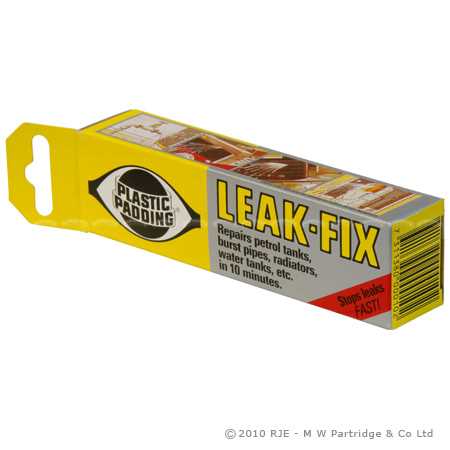 plastic padding leak fix k&auml;ytt&ouml;ohje