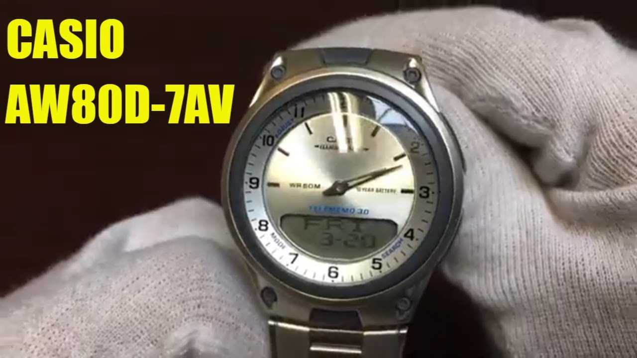 casio aw 80 k&auml;ytt&ouml;ohje