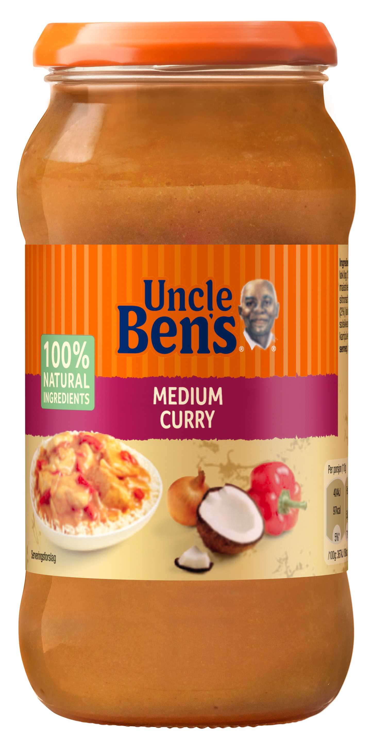 uncle bens medium curry k&auml;ytt&ouml;ohje