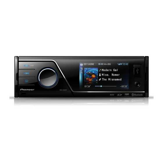 pioneer mvh s110ui k&auml;ytt&ouml;ohje